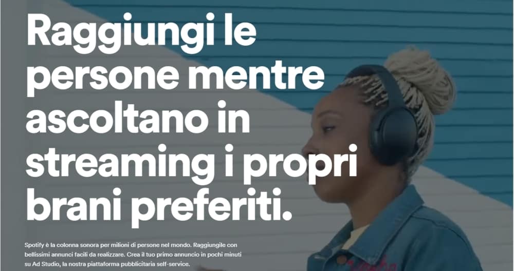 Spotify Ad Studio, la piattaforma pubblicitaria self-service